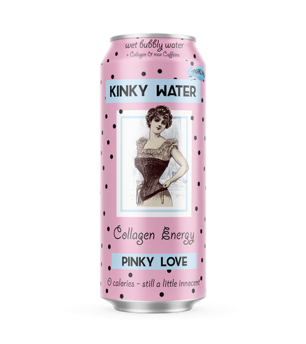 Kinky Water ® Collagen Energidrik (Mango & Tranebær)