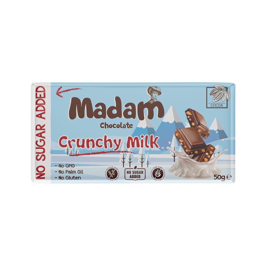 (Black Friday!) Madam Crunchy Milk (Uden tilsat Sukker)