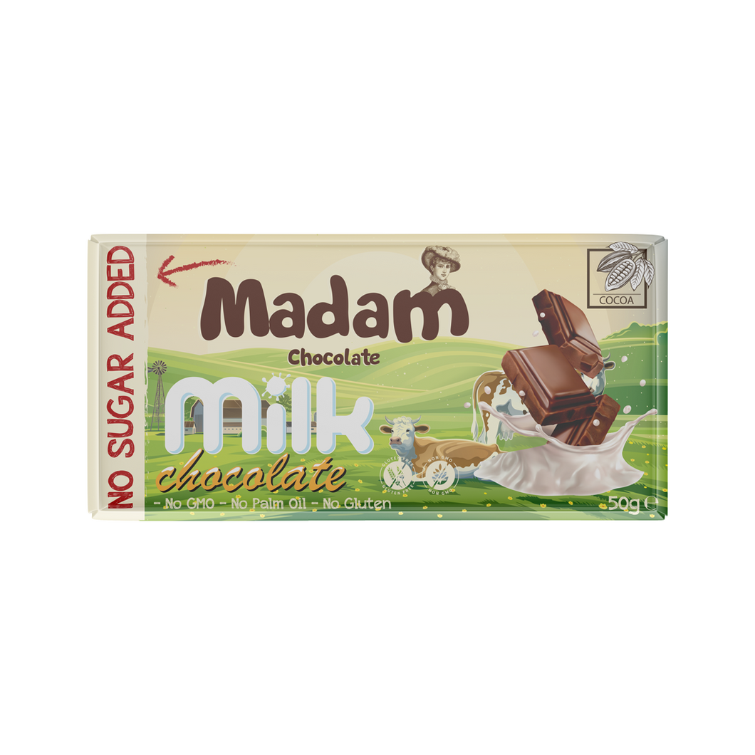 Madam Milk Chocolate (Uden tilsat Sukker)