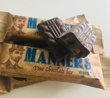 Indlæs billede til gallerivisning Manners Chocolate Bar (Uden tilsat Sukker)